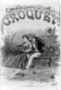 Croquet, 1866. LOC: 3a42517.