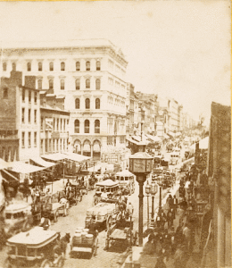 Broadway, NYC, ca. 1870. LOC: 1s06734.