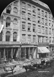 50 Warren St., NYC, 1872. Henry Austin's place of business.