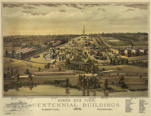 Poster for the 1876 Centennial.