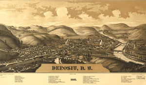 Deposit, New York. Burleigh Litho, 1887. LOC: 75694764.