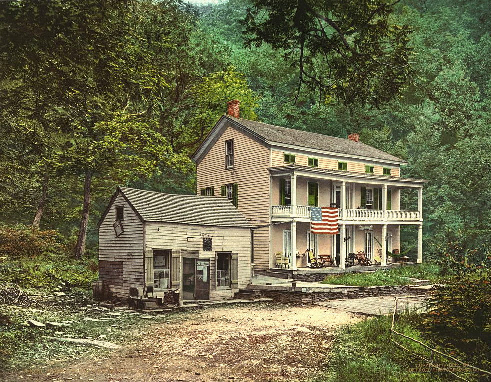 Home of Rip Van Winkle, Sleepy Hollow, Catskill Mountains. Detroit Photographic Co., ca. 1902. LOC: 2008679627.