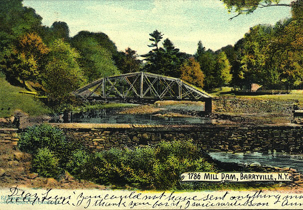 1905 Mill Dam, Barryville, NY.