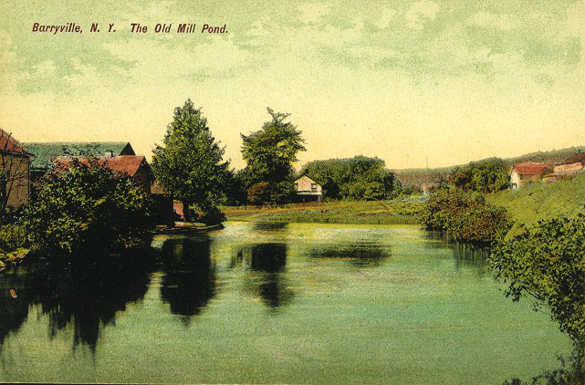 The Old Mill Pond, Barryville, 1906