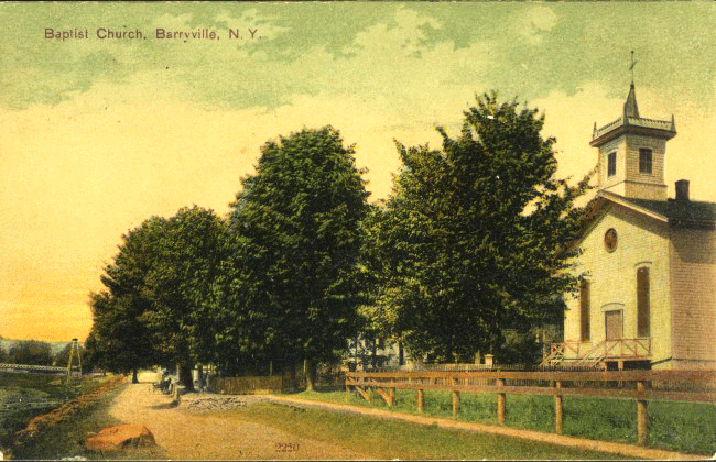 1908 Baptist Church, Barryville.