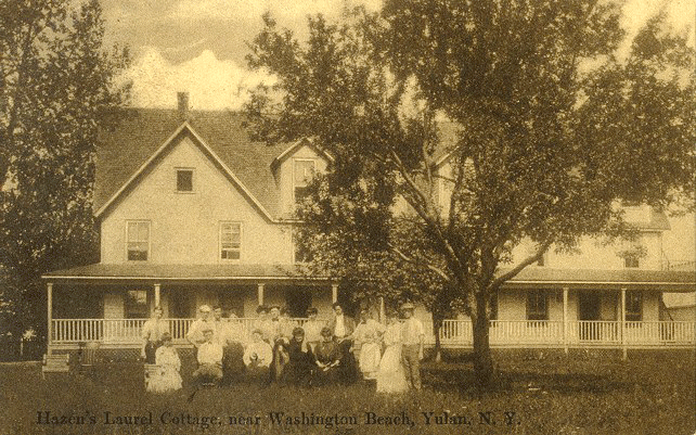 Hazen's Laurel Cottage near Washington Beach, 1910.