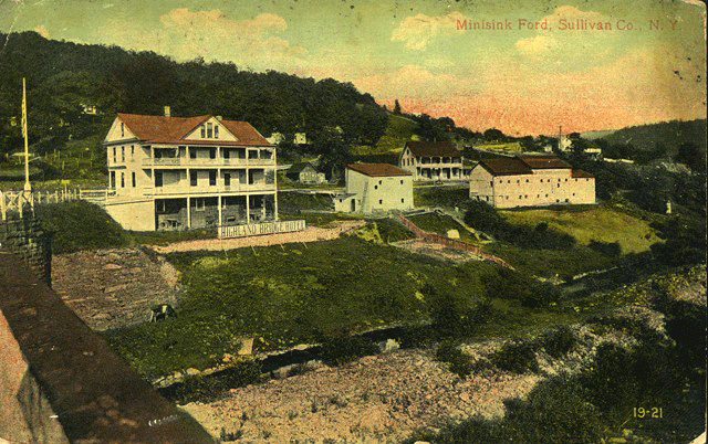 Highland Bridge Hotel.  1913 Minisink Ford, Sullivan Co., NY
