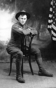 Irwin Briggs, future Methodist minister, was a medic in WWI.