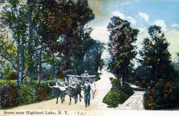 1921 scene near Highland Lake.
