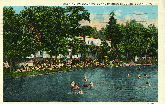 Washington Beach Hotel and bathing grounds, Yulan, 1936.