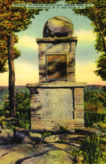 Minisink Battle Monument.