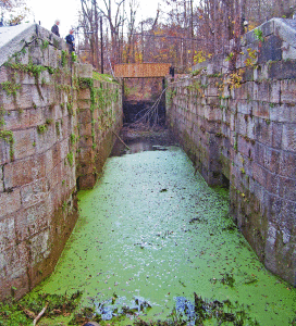 D&H Canal Lock No.15 at High Falls, NY. Photo: Daniel Case, November 2007.