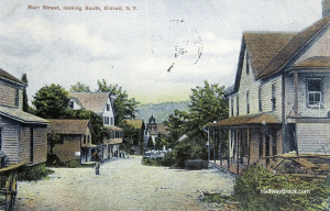 Looking south from the  four corners of Eldred (Halfway Brook), 1900.