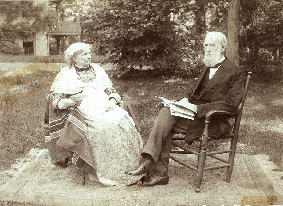 Isabella Beecher Hooker and her husband John Hooker, May 1, 1893. Records of the National Woman’s Party, Library of Congress: 000275.