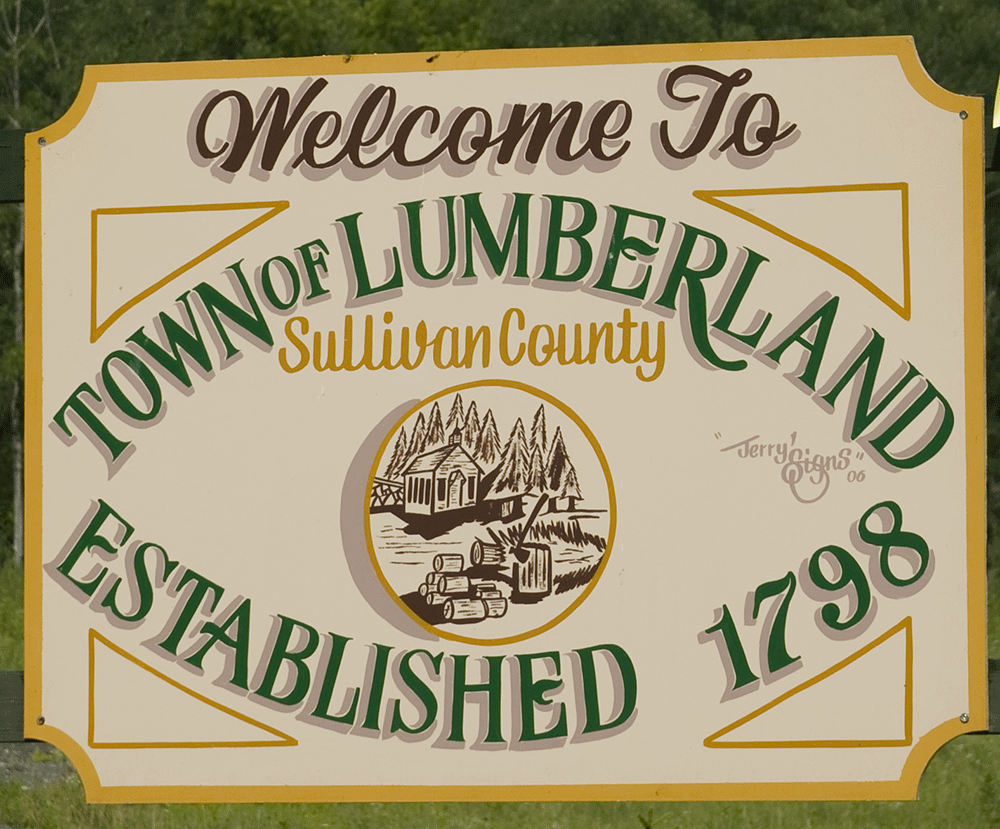 Welcome to Lumberland. Photo: Gary Smith.