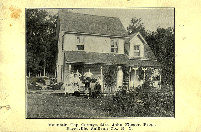 Mountain Top Cottage, Mrs. John Flieger, Proprietor, Barryville.