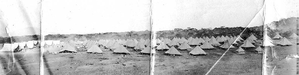 World War I Tents in the Austin Collection.