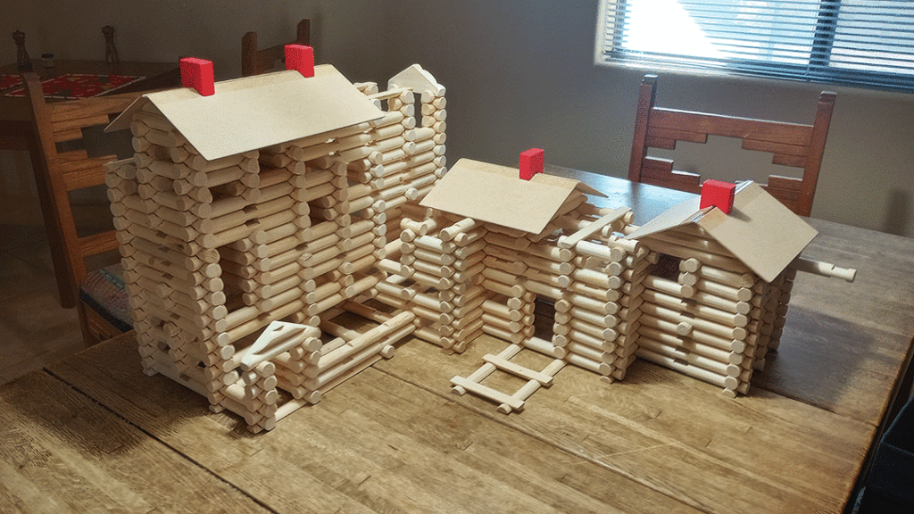 Building with logs!