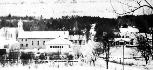 Eldred in the snow, after 1920.